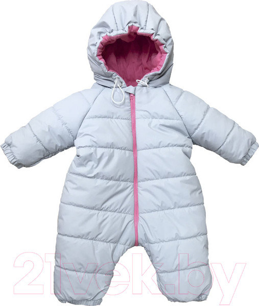 Изображение товара Комбинезон прогулочный детский Топотушки Колибри / 138/6-62 (серый/розовый)