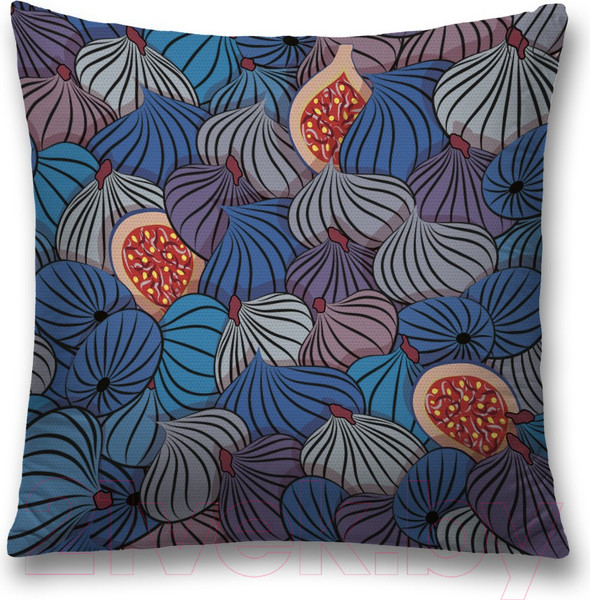 Изображение товара Наволочка декоративная JoyArty Сочный инжир / sl_32475