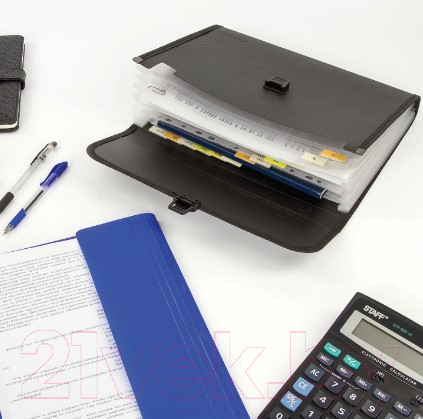 Изображение товара Папка для бумаг Brauberg Hit / 229572 (черный)