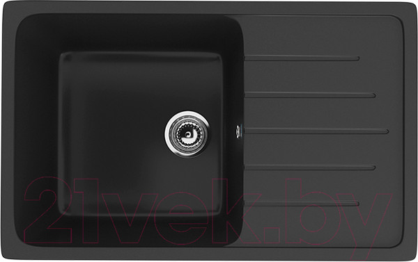 Изображение товара Мойка кухонная Ulgran U-400 (344 ультра-черный)