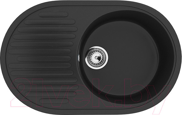 Изображение товара Мойка кухонная Ulgran U-107 (344 ультра-черный)
