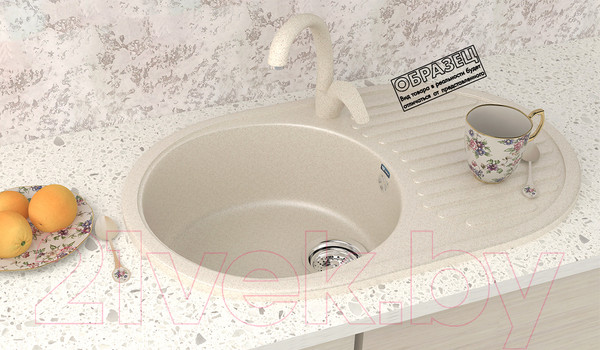 Изображение товара Мойка кухонная Ulgran U-107 (344 ультра-черный)