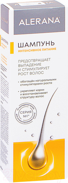 Изображение товара Шампунь для волос Alerana Интенсивное питание (250мл)