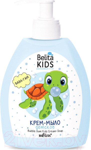 Изображение товара Крем-мыло жидкое детское Belita Kids Бабл Гам Для мальчиков 3-7 лет (300мл)