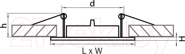 Изображение товара Точечный светильник Lightstar Lega 011945