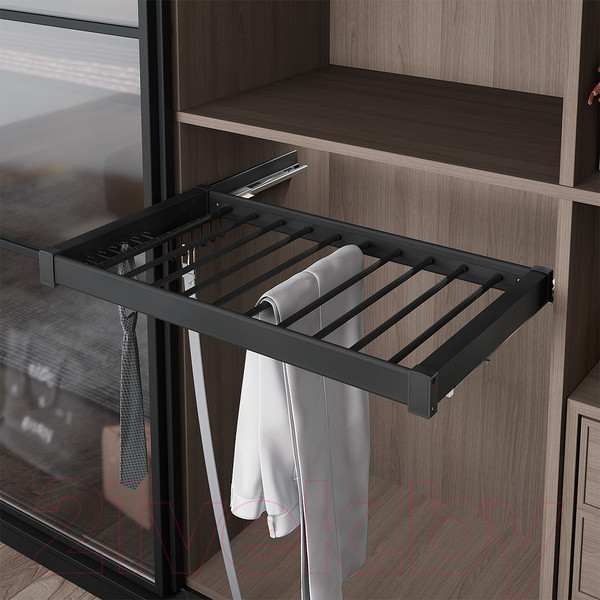 Изображение товара Вешалка выдвижная Starax S-6707-A (антрацит)