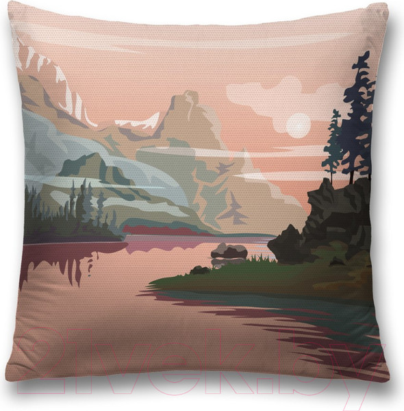 Изображение товара Наволочка декоративная JoyArty Туманные вечера / sl_29258