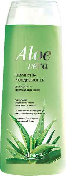 Изображение товара Шампунь-кондиционер для волос Витэкс Aloe Vera для сухих и нормальных волос (500мл)
