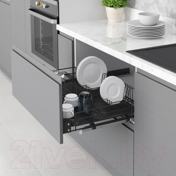 Изображение товара Корзина-сушка выдвижная Starax S-2033-A (антрацит)