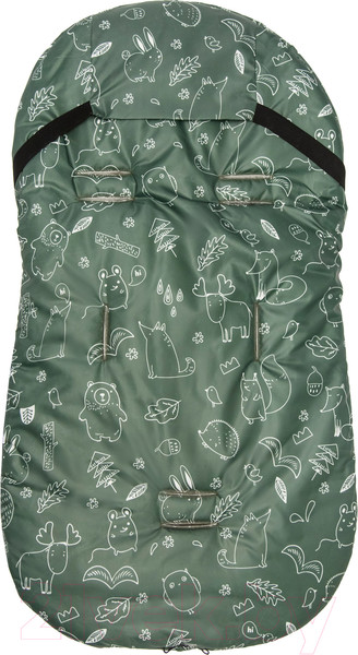 Изображение товара Конверт детский Amarobaby Snowy Baby Зверята / AMARO-6102-ZV (хаки)