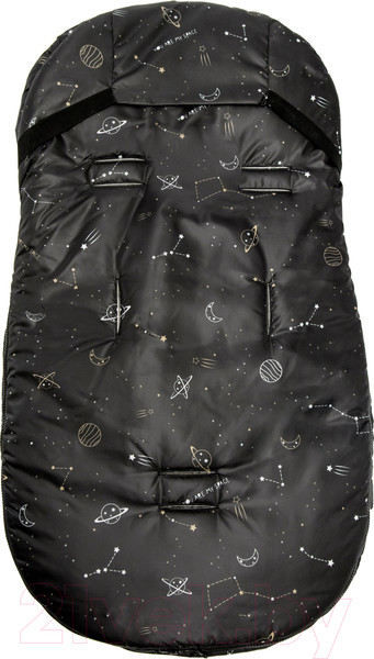 Изображение товара Конверт детский Amarobaby Snowy Baby Космос / AMARO-6102-KS (черный)