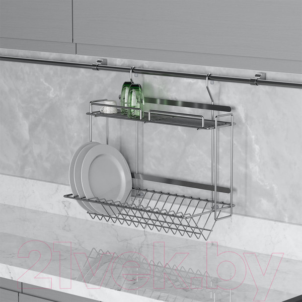 Изображение товара Сушилка для посуды Starax S-4018-C (хром)