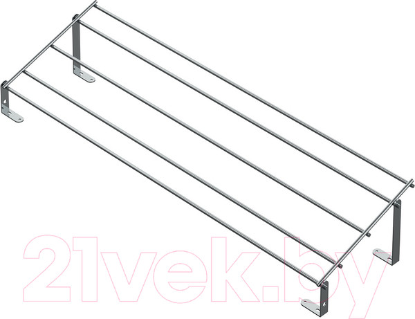 Изображение товара Полка выдвижная Starax Одноуровневая S-6133-C (хром)