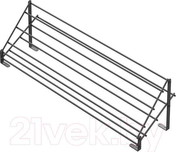 Изображение товара Полка выдвижная Starax Двухуровневая S-6143-A (антрацит)