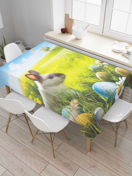 Изображение товара Скатерть JoyArty Пасхальная радость / tc_25665 (120x145)