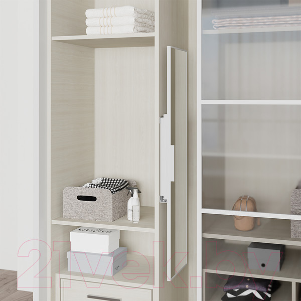 Изображение товара Зеркало для шкафа Starax S-6612-W (белый)