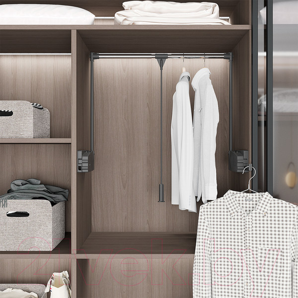 Изображение товара Пантограф мебельный Starax S-6013-A (10кг, антрацит)