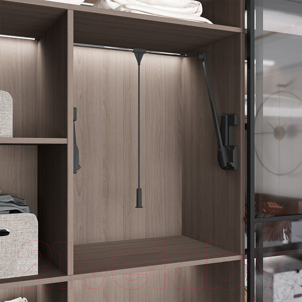 Изображение товара Пантограф мебельный Starax S-6014-A (15кг, антрацит)