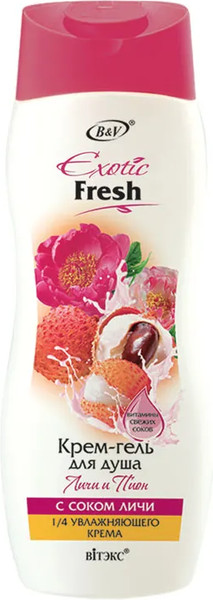 Изображение товара Крем для душа Витэкс Exotic Fresh Личи и Пион (500мл)