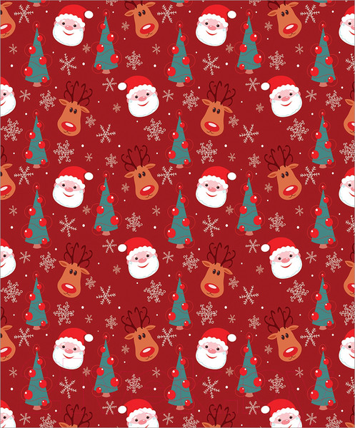 Изображение товара Скатерть JoyArty Санта в снежинках / tc_52793 (120x145)