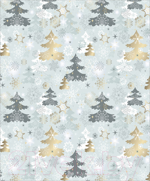 Изображение товара Скатерть JoyArty Праздничные ели / tc_20281 (120x145)