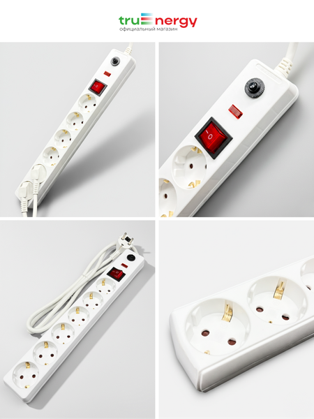 Изображение товара Удлинитель Truenergy ПВС 3x1.5мм.кв. / 15200 (1.5м)