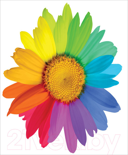 Изображение товара Скатерть JoyArty Радужный цветок / tc_13634 (120x145)