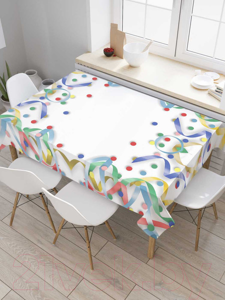 Изображение товара Скатерть JoyArty Просто и красиво / tc_3896361 (120x145)