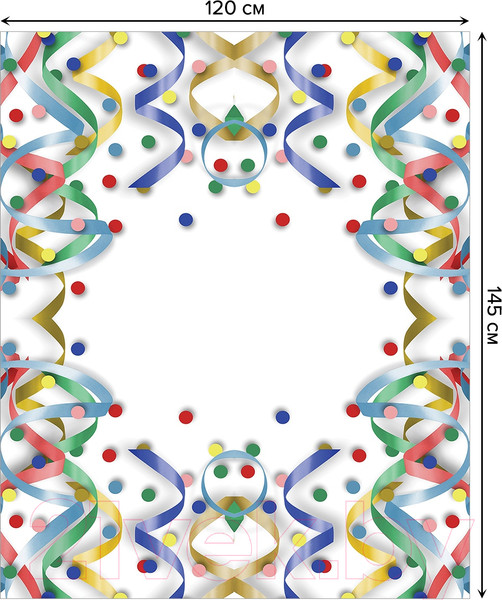 Изображение товара Скатерть JoyArty Просто и красиво / tc_3896361 (120x145)