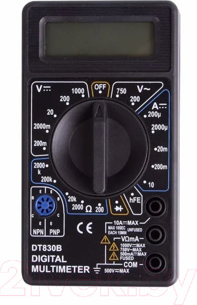 Изображение товара Мультиметр цифровой PROconnect M830B / DT830B (13-3011)