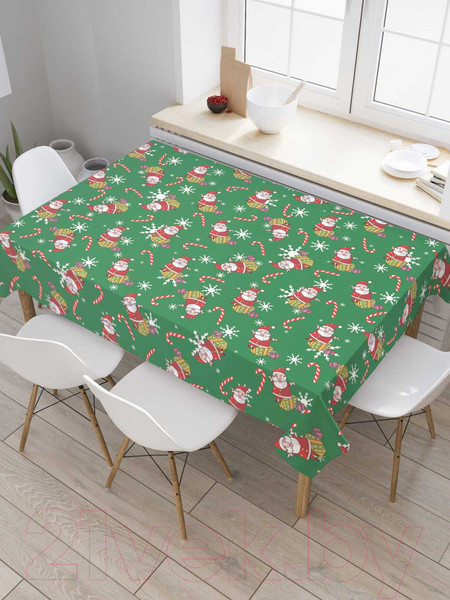 Изображение товара Скатерть JoyArty Санта клаус во сне / tc_6837 (120x145)