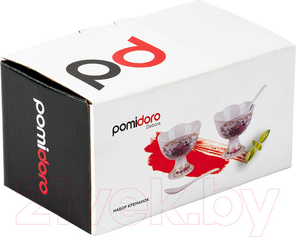 Изображение товара Набор креманок Pomi d'Oro P060160 (с ложками)