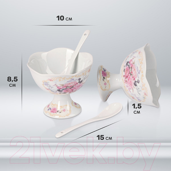 Изображение товара Набор креманок Pomi d'Oro P060160 (с ложками)