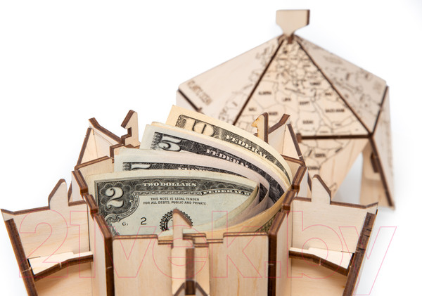 Изображение товара Конструктор EWA Глобус-икосаэдр (синий)