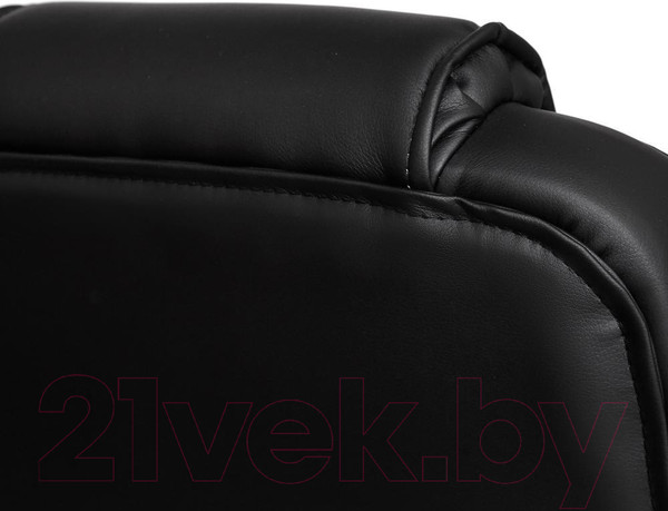 Изображение товара Кресло офисное Tetchair Bergamo (хром/кожзам черный)