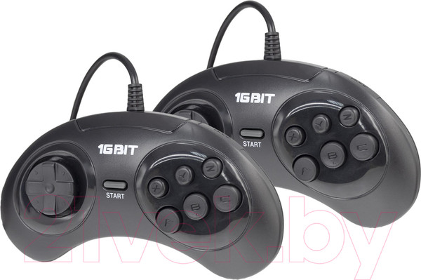 Изображение товара Игровая приставка Retro Genesis 8+16Bit Remix + 600 игр (черный)