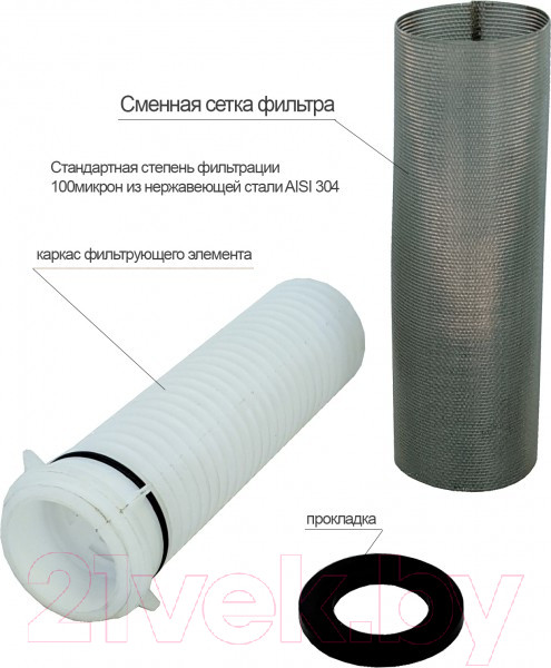 Изображение товара Сетка для магистрального фильтра Tim 3/4" TIM024