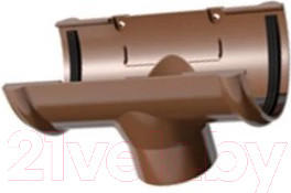 Изображение товара Воронка водосточная Технониколь ПВХ 683361 (темно-коричневый)