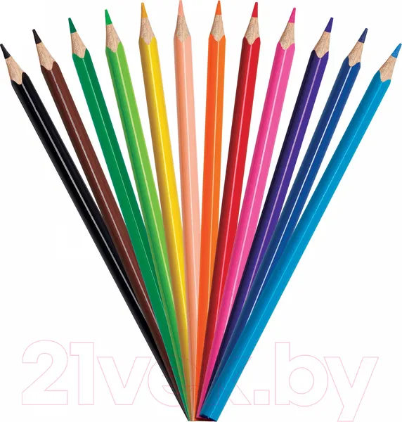 Изображение товара Набор акварельных карандашей Maped Color Peps / 836011 (12шт, с кисточкой)