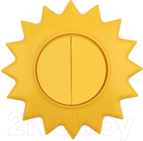 Изображение товара Выключатель Kranz Happy Солнце KR-78-0618 (желтый)