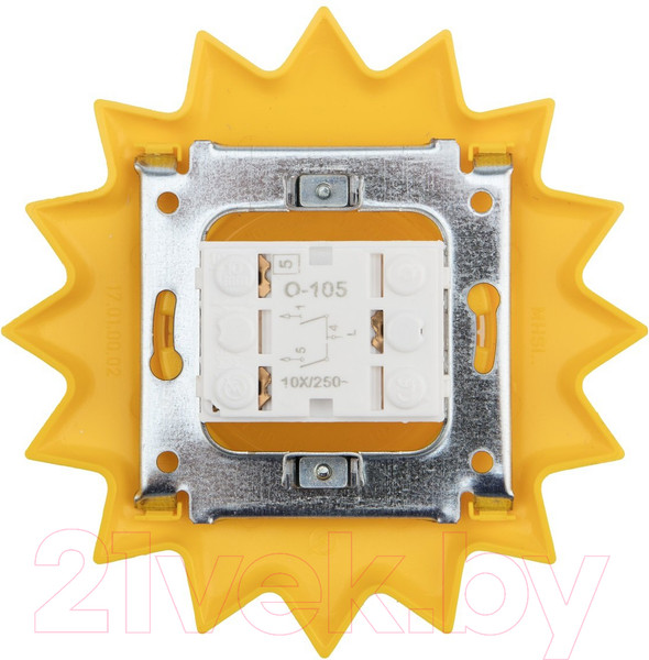 Изображение товара Выключатель Kranz Happy Солнце KR-78-0618 (желтый)