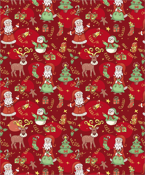 Изображение товара Скатерть JoyArty Дедушка Мороз с друзьями / tc_185482V1 (120x145)