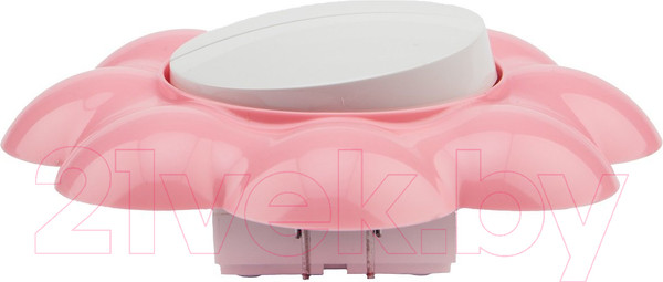 Изображение товара Выключатель Kranz Happy Цветок KR-78-0624 (белый/розовый)