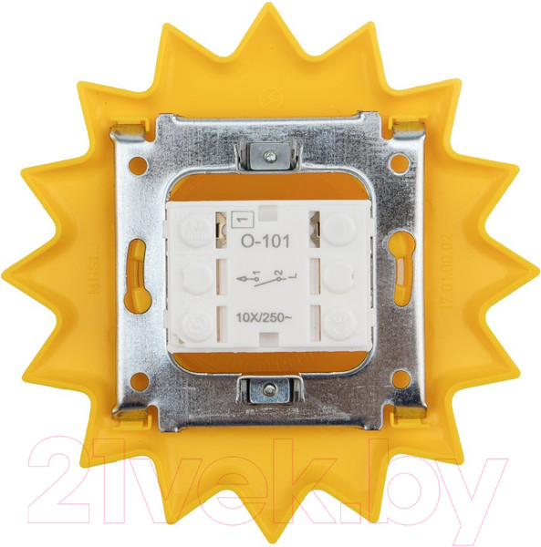 Изображение товара Выключатель Kranz Happy Солнце KR-78-0617 (желтый)