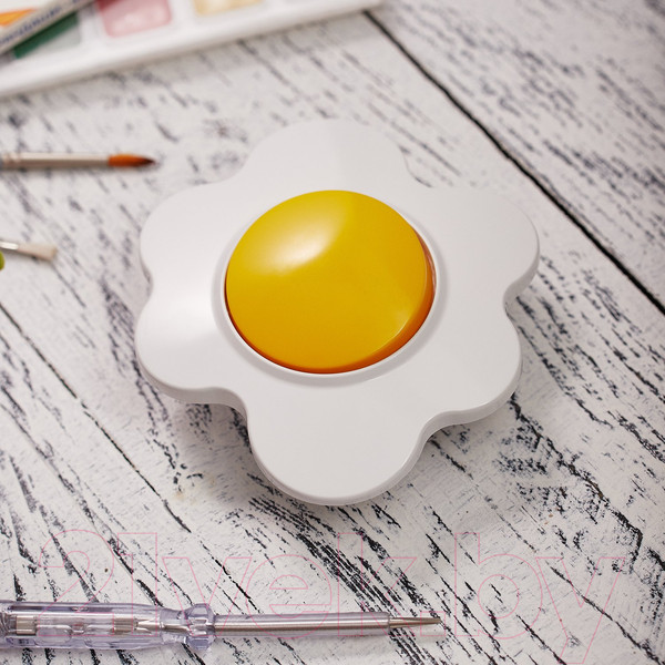 Изображение товара Выключатель Kranz Happy Яичница KR-78-0629 (желтый/белый)