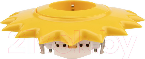 Изображение товара Розетка Kranz Happy Солнце KR-78-0813 (желтый)