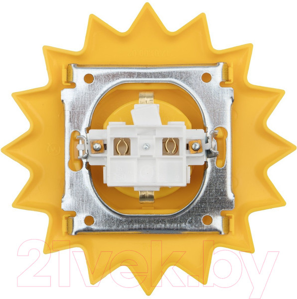 Изображение товара Розетка Kranz Happy Солнце KR-78-0813 (желтый)