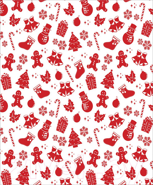 Изображение товара Скатерть JoyArty Новогодние атрибуты / tc_20043 (120x145)