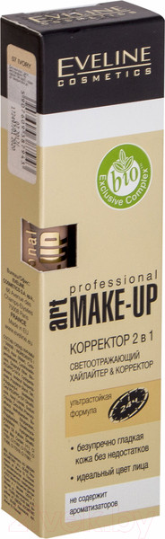 Изображение товара Корректор Eveline Cosmetics Art Professional Make-Up 07 Ivory 2 в 1 (7мл)