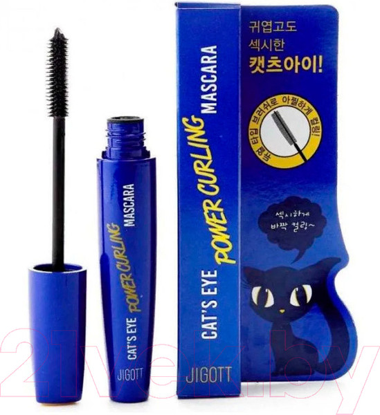 Изображение товара Тушь для ресниц Jigott Cat's Eye Power Curling Mascara (12г)